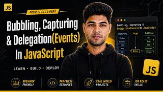 JavaScript Full Course 2026 🚀 #18: JS Event Propagation 💻 | Bubbling, Capturing & Delegation