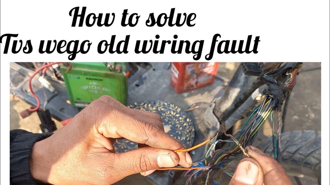 #how to solve# tvs wego wiring harness problem - YouTube
