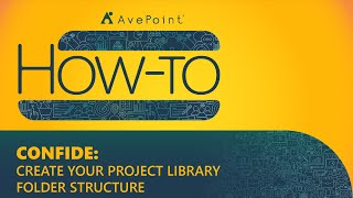 How-To: Confide - Create Your Project Library Folder Structure