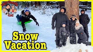 Trip To Big Bear Lake Ca Snow Play Sledding Dd Family Vlogs