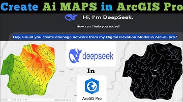 How Ai CREATE MAPS effortlessly in ArcGIS Pro (1) || Drainage Network || GIS Ai Mapping in 2025