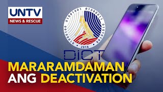 Gradual service deactivation ng unregistered SIMs, mararamdaman sa loob ng 90 days – DICT