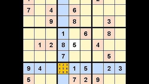 How to Solve New York Times Sudoku Hard October 22, 2022