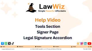 Create Legal Signatures Easily with LawWiz