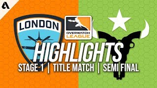 London Spitfire vs Houston Outlaws | Overwatch League Highlights OWL Semifinal Stage 1