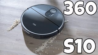 360 S10 Robot Vacuum & MOP w/ TRINOCULAR Lidar System + AI 3D Vision