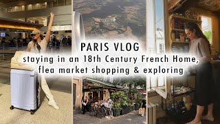 PARIS VLOG: staying in 18th century home, flea market shopping & exploring Le Marais