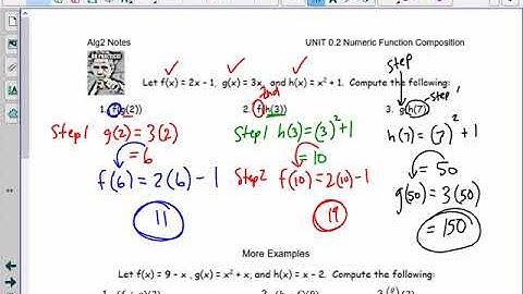 0.2 Numeric Composition of functions