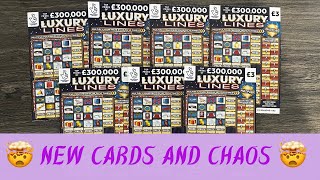 £36 OF THE NEW LUXURY LINES SCRATCH CARD FROM THE NATIONAL LOTTERY & A ROAD TRIP