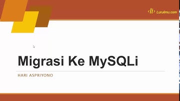 Migrasi ke MySQLi