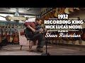 1932 Recording King Nick Lucas played by Shaun Richardson