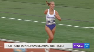 High Point runner overcomes the odds