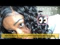 Make A Cheap Synthetic Lace Front Wig Look Real | Ft. Sensationnel Carol | itsagoldenlifestyle