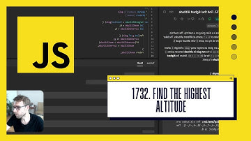 🚴‍♂️ LeetCode Daily Challenge #1732: Find the Highest Altitude in JavaScript | Coding vanAmsen 💻