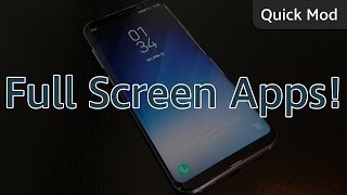 Today we're showing you how to force apps to go into full screen mo...