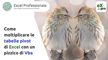Come moltiplicare le tabelle pivot di Excel con un pizzico di Vba