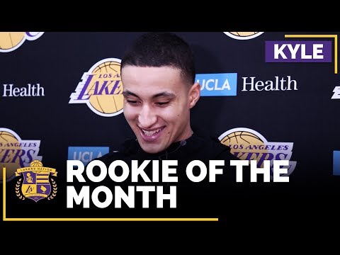 Kyle Kuzma On Being Named Rookie Of The Month For The Western Conference