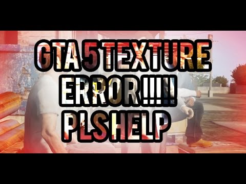GTA 5 TEXTURE ERROR BLACK SCREEN PC FROZE !!! PLS HELP