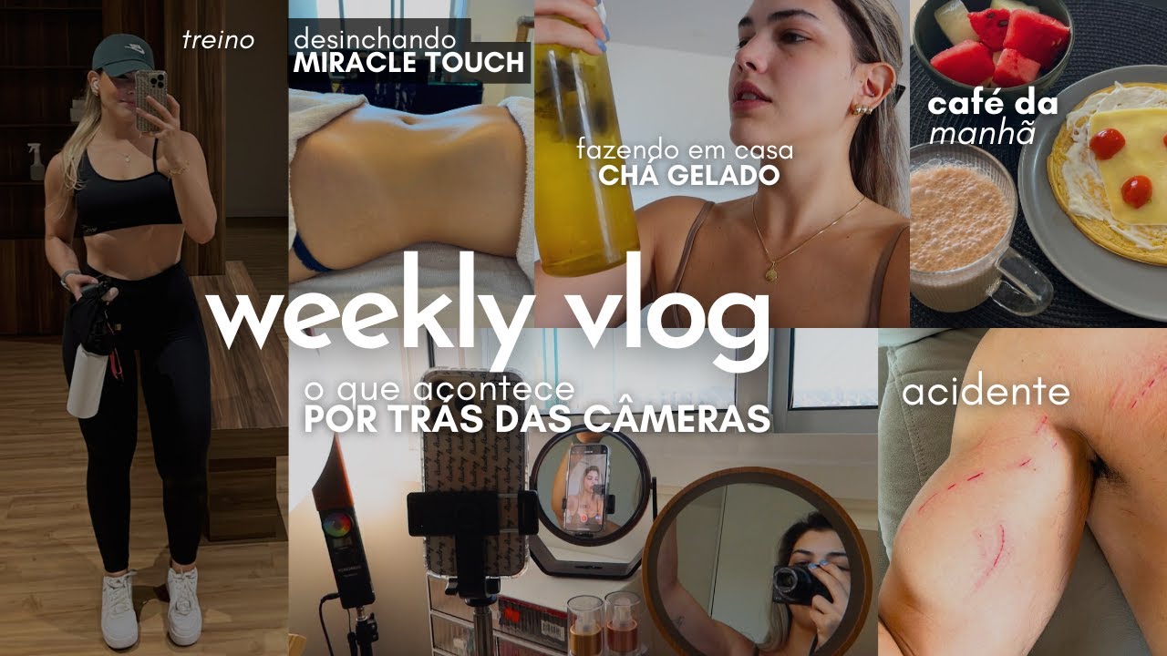 WEEKLY VLOG | DESINCHANDO, TREINO, O QUE EU COMO, VIDA REAL