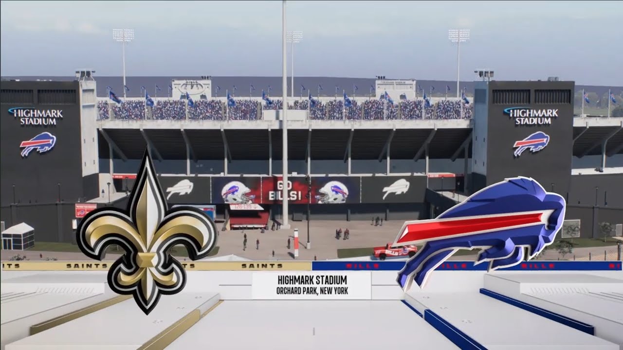 Madden NFL 26 - New Orleans Saints vs Buffalo Bills - 2025 Week 4 Sim ...
