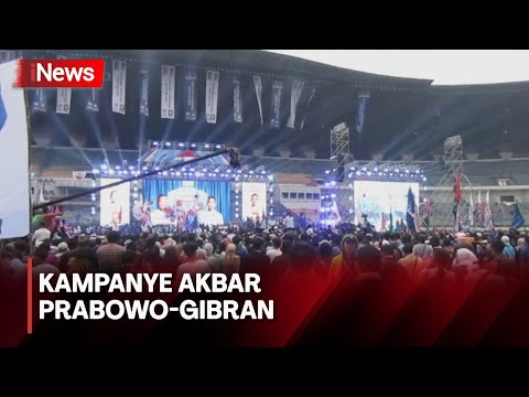 Kampanye Akbar Prabowo-Gibran di Bandung Dihadiri Ribuan Relawan