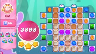 Candy Crush Saga Level 3898 || No Boosters || 3 Stars 🌟🌟🌟