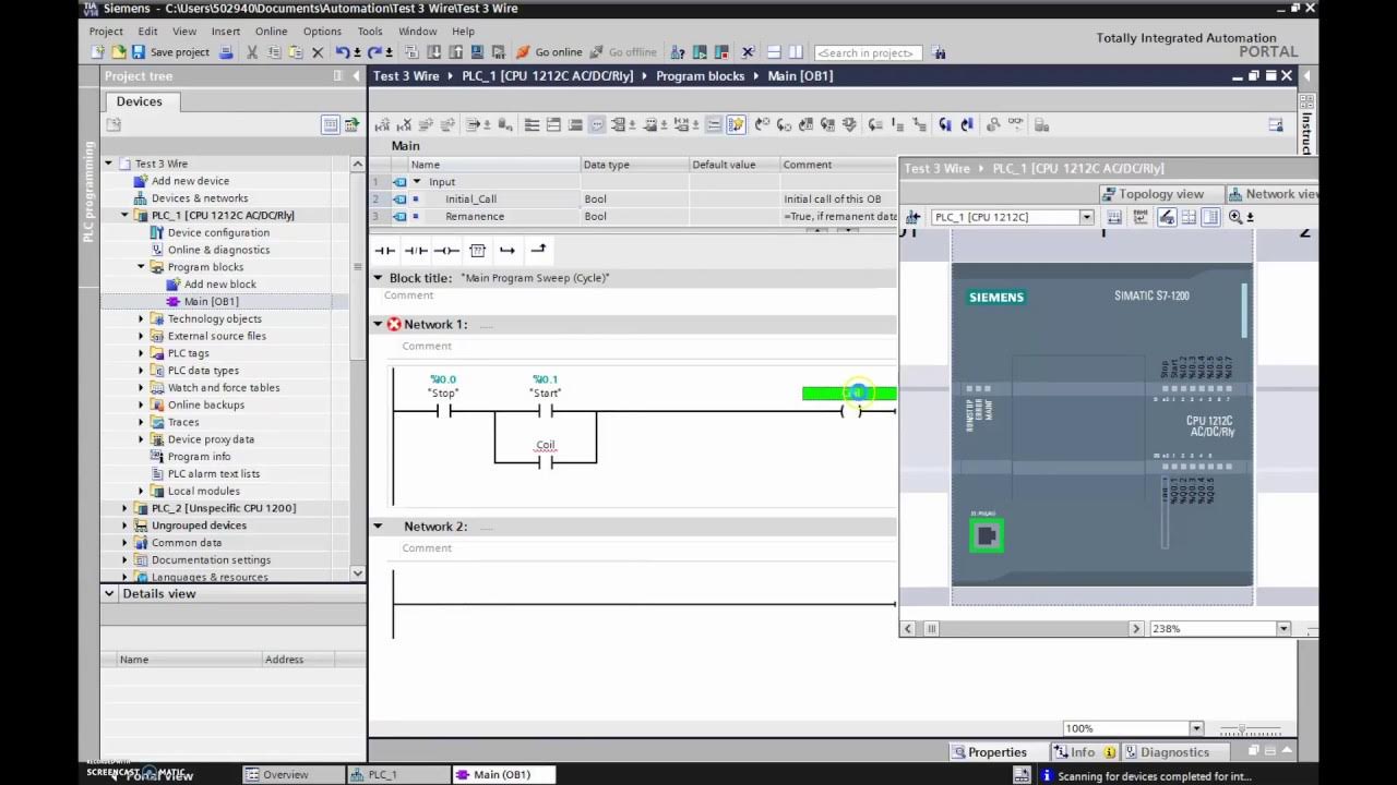 Tia portal создание проекта Siemens TIA Portal Tutorial (Configuring your S7-1200 PLC) - YouTube