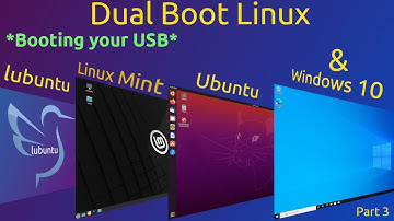 Dual Boot Linux and Windows 10 (Part 3) Booting Your Linux USB