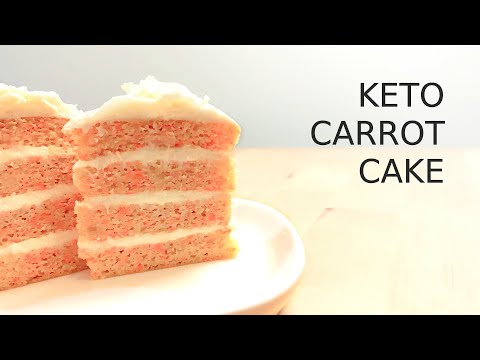 Keto Flourless Carrot Cake｜Low Carb & Gluten Free｜Nadia L
