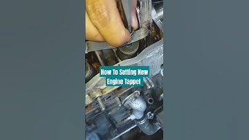 How To Setting New Engine Tappet #mechanic #automobile #subscribe #viral #AutoTechEngineering708