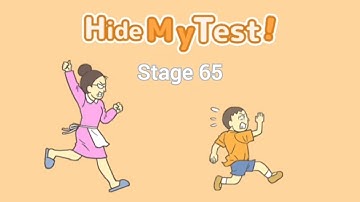 Hide my test stage 65 | Fun games | Gameplay walkthrough | Zero point test and where to hide them