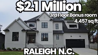 $2.1 Million | 3rd Floor Bonus Room | North Hills Estates | Raleigh N.C. | 4,457 Sq Ft.