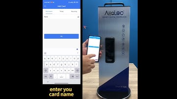 AEG-SDL-T10 Card Setting video (Outside)