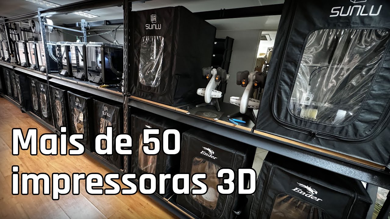 Tour fazenda de impressão 3D - Vlog #001