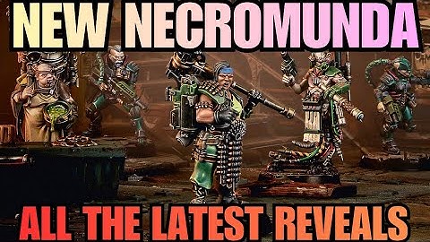New Book, New Minis, New Rules! New Necromunda! Warhammer Preview Discussed
