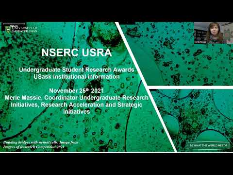 NSERC USRA at USask -- overview for 2022