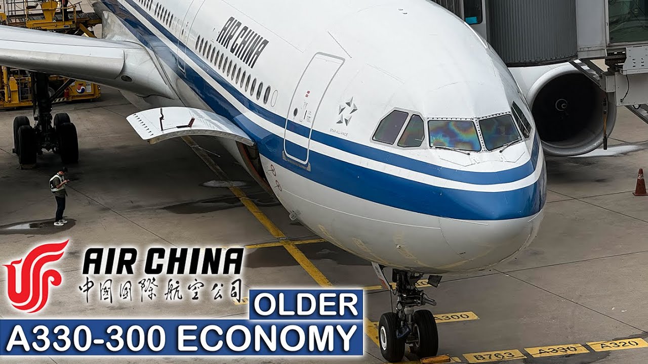Flying AIR CHINA’S OLDER A330-300 Economy - Seoul to Beijing