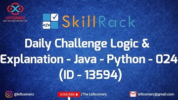 java - python - 024 (11-07-2021) | skillrack daily challenge