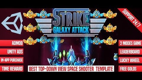Strike Galaxy Attack: Chicken Invaders | Unity Source Code for Sale | sellmyapp.com