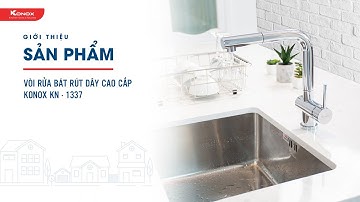Vòi Rửa Bát Rút Dây Cao Cấp Konox KN1337 |Pull-out Kitchen Faucet |Konox Kitchen Faucets|2020