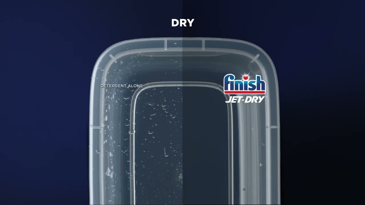 Use Finish® Jet-Dry Rinse Aid For Drier Dishes