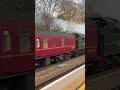 34028 ‘Eddystone’ passing Twyford at speed #train #uktrains #transport #trainspotting