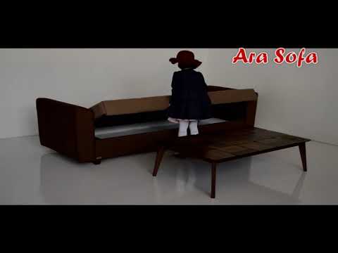 مبل تختخواب شو یک نفره با نشیمن سه نفره آرا سوفا 18  