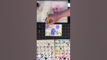 The easiest way to colour 3D Embossed images #cardmaking #3dembossing #shorts