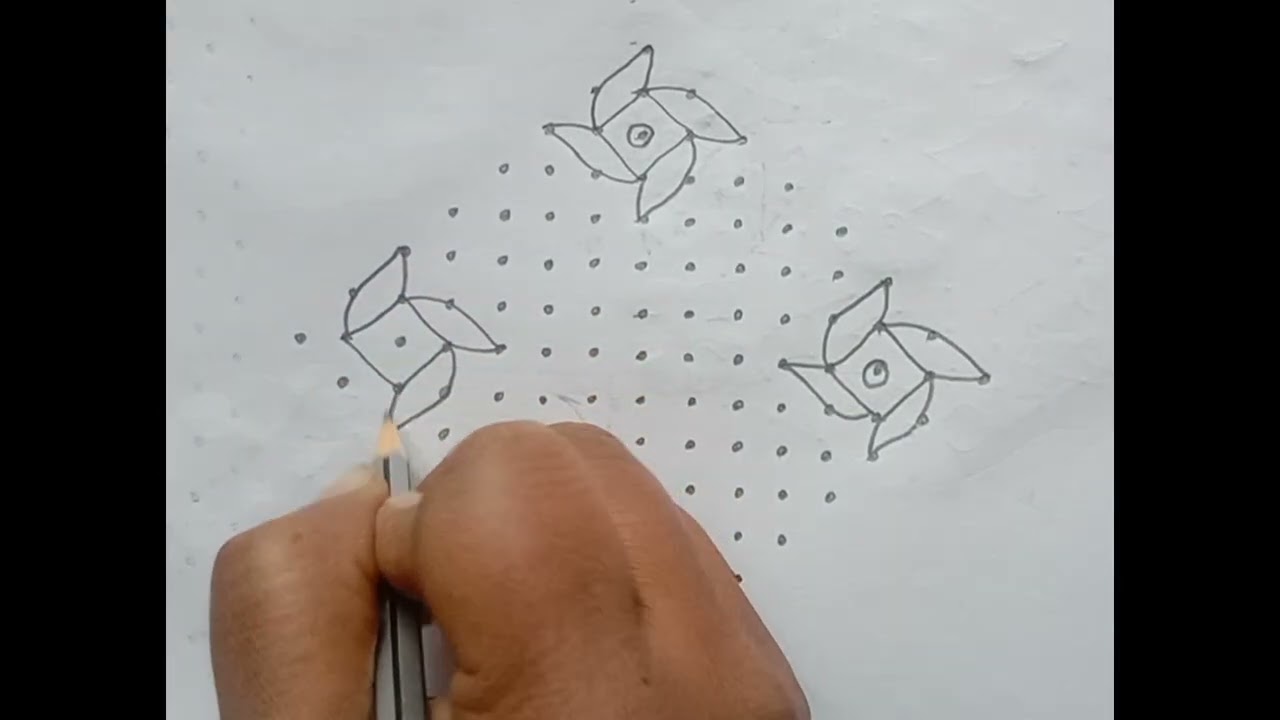 15*1 ಸಂಕ್ರಾಂತಿ ರಂಗೋಲಿ 🌺new design rangoli 🌺easy daily rangoli🌺beautiful rangoli 