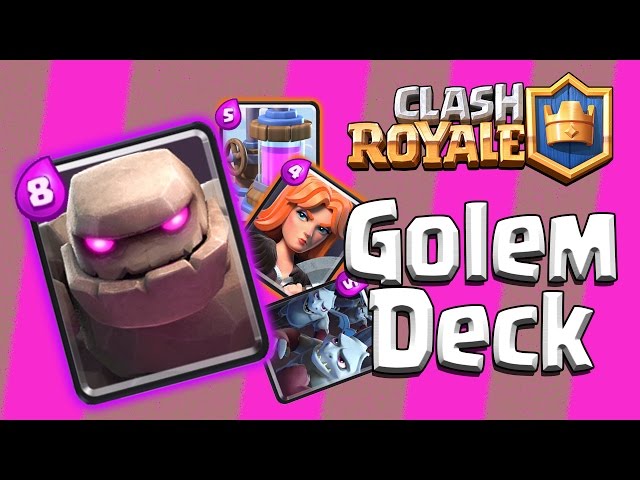 Clash Royalé Tips - No Legendary Golem Deck for Arena 7 to 12 #ClashRoyale