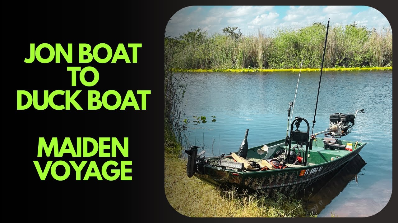 Maiden Voyage of My Duck Boat (Everglades Test Run!)