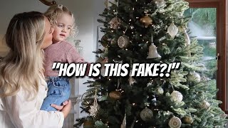 The BEST fake Christmas Tree | Balsam Hill Christmas Tree Review | Elanna Pecherle 2020