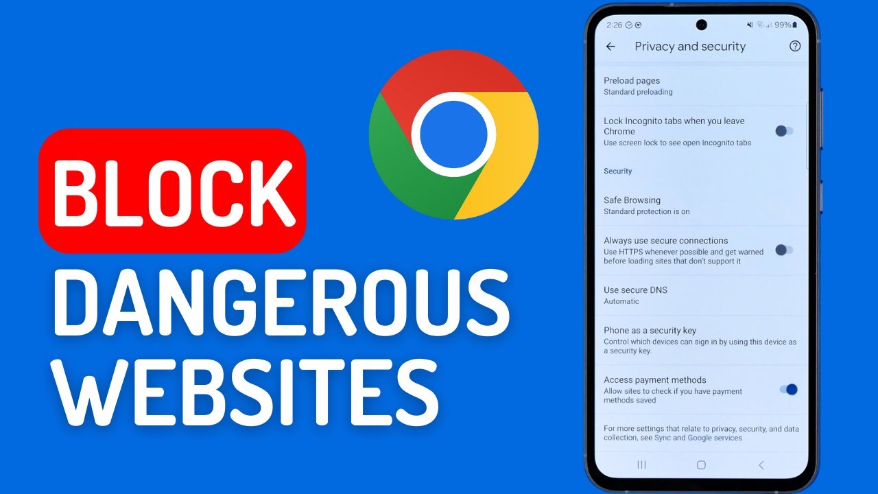How To Block Dangerous Websites On Google Chrome In Mobile YouTube how-to-block-dangerous-websites-on-google-chrome-in-mobile-youtube