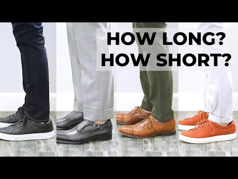 What is the perfect trouser length  YouTube